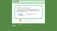 Desktop Screenshot of ecoweek.ca